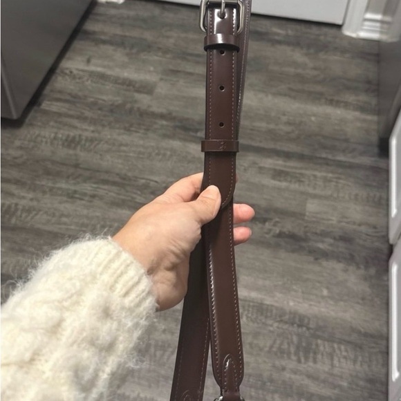 Coach Dark Brown Leather Shoulder Bag - Picture 6 of 8